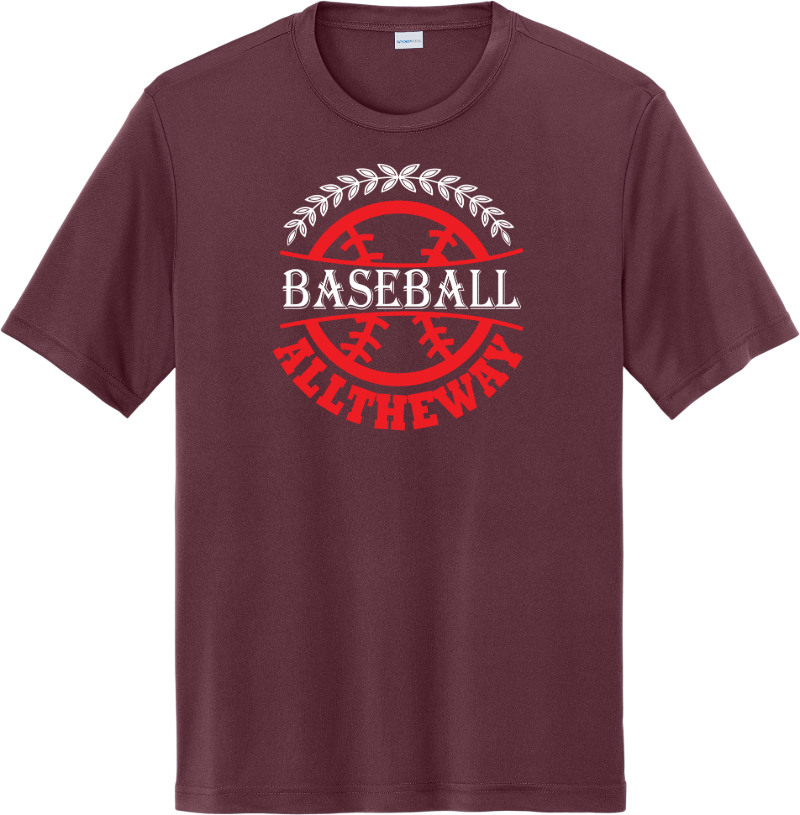 Baseball All The Way - Maroon