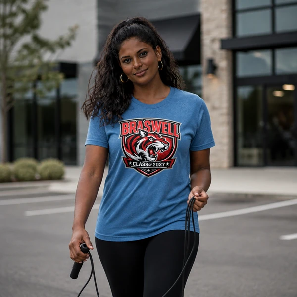 Braswell Class of 2027 Crest - True Royal Heather