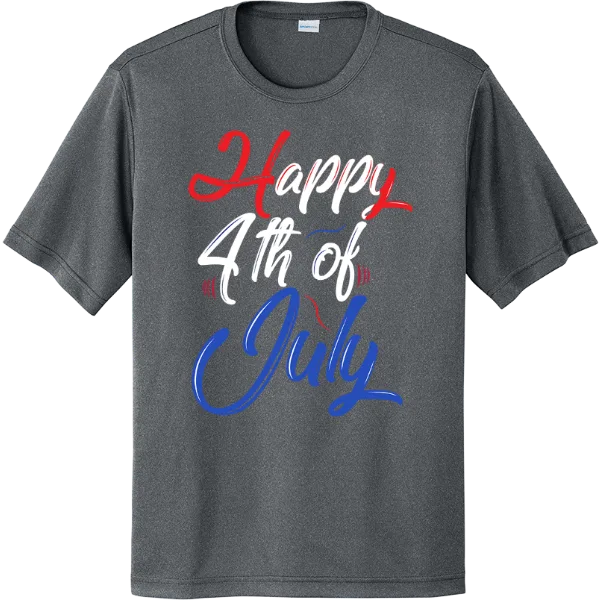 Happy 4th of July - Iron Grey Heather