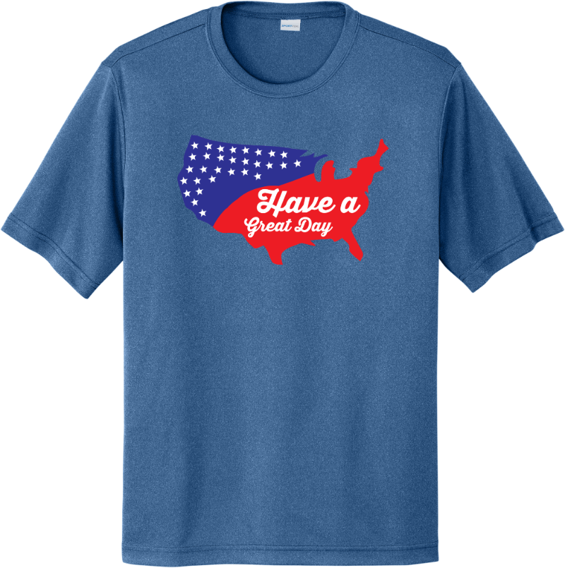 Have a Great Day - True Royal Heather