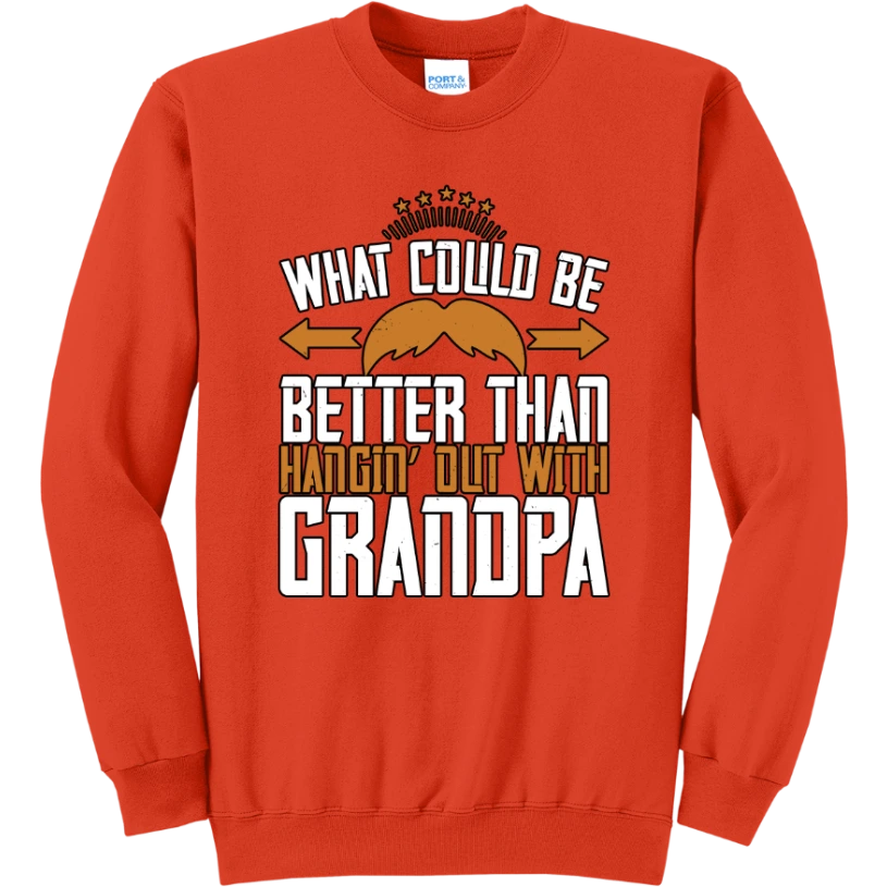 Hadgin’ Out With Grandpa - Orange