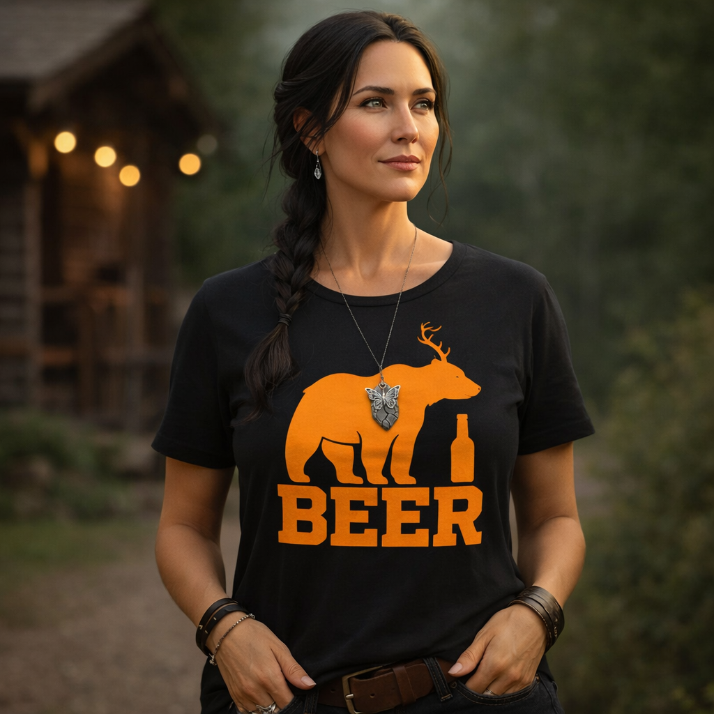 Bear. Beer. Period. Tee